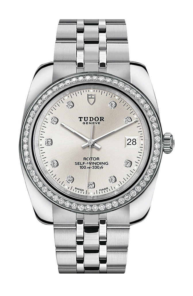 TUDOR Classic Date luxury timepiece - detailed view
