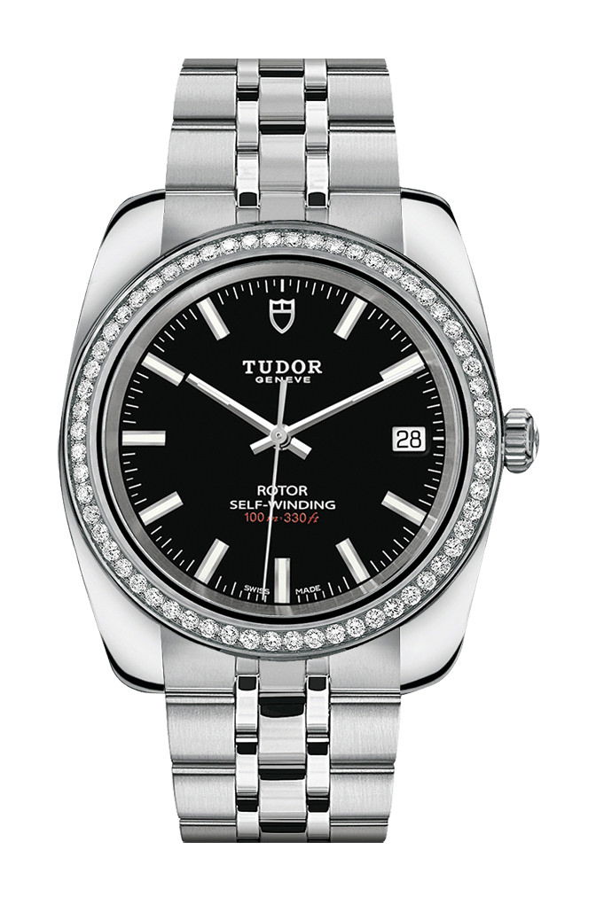 TUDOR Classic Date luxury timepiece - detailed view