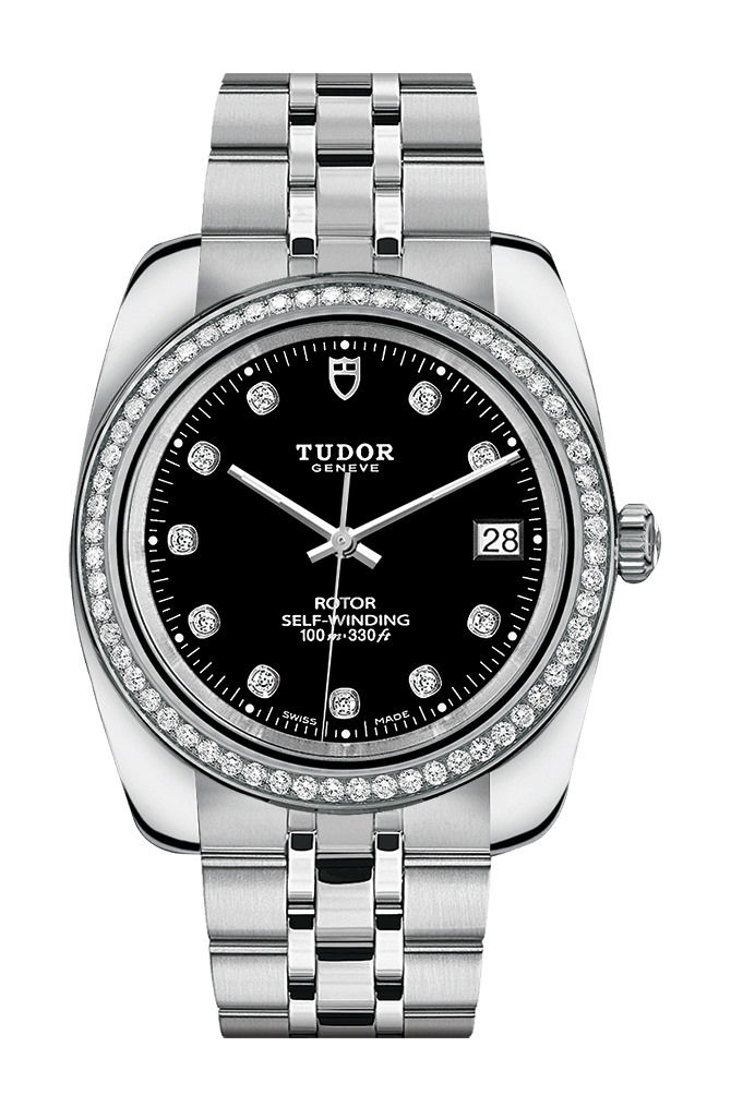 TUDOR Classic Date luxury timepiece - detailed view