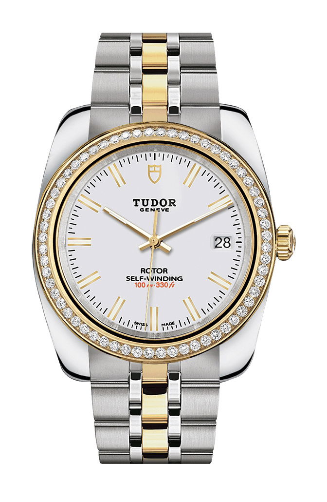 TUDOR Classic Date luxury timepiece - detailed view