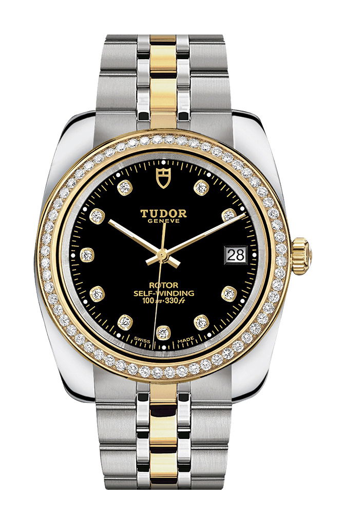 TUDOR Classic Date luxury timepiece - detailed view