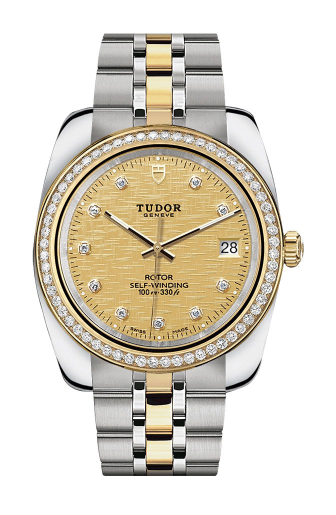 TUDOR Classic Date luxury timepiece - detailed view