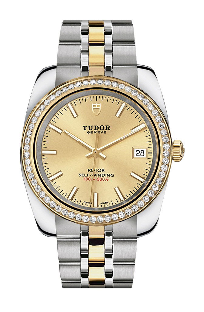 TUDOR Classic Date luxury timepiece - detailed view
