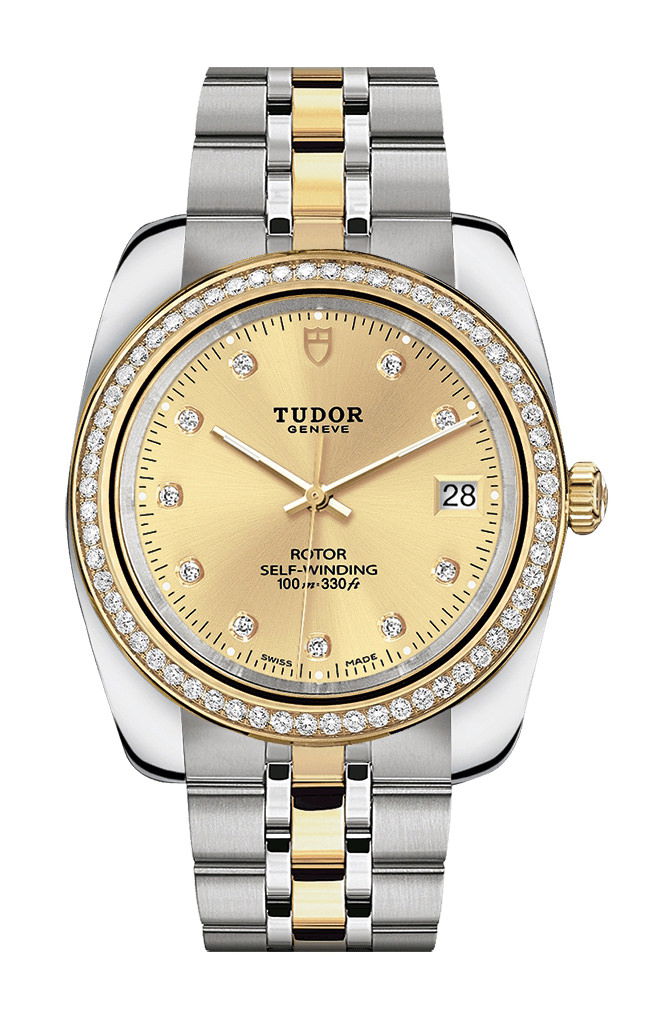 TUDOR Classic Date luxury timepiece - detailed view