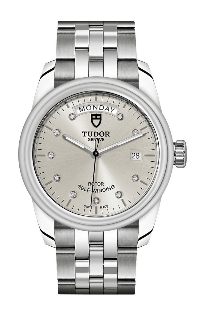 TUDOR Glamour Date + Day luxury timepiece - detailed view