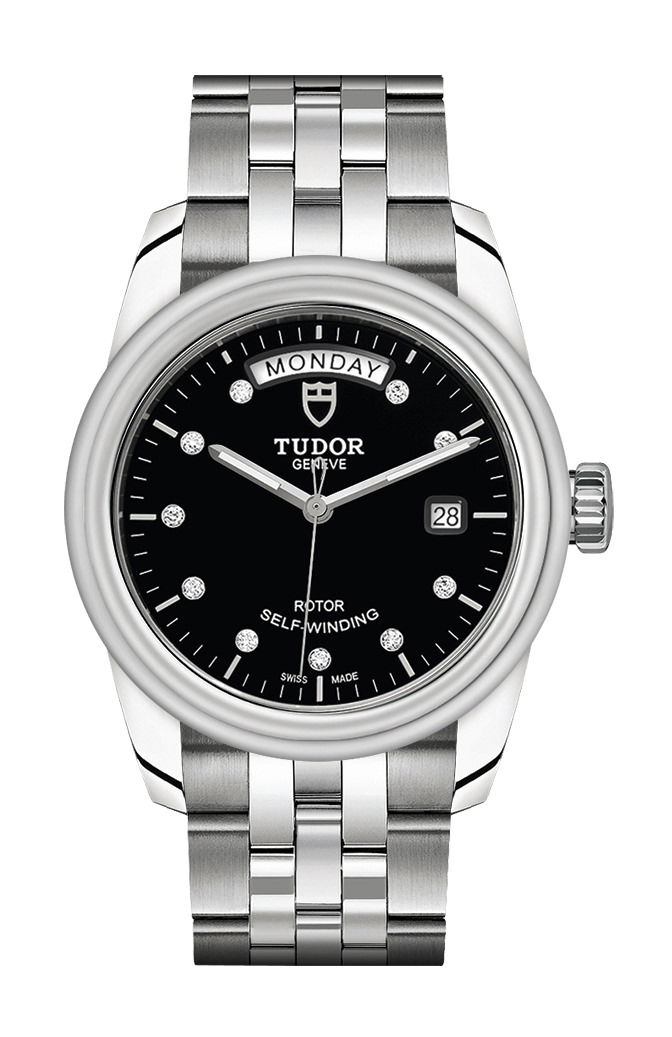 TUDOR Glamour Date + Day luxury timepiece - detailed view