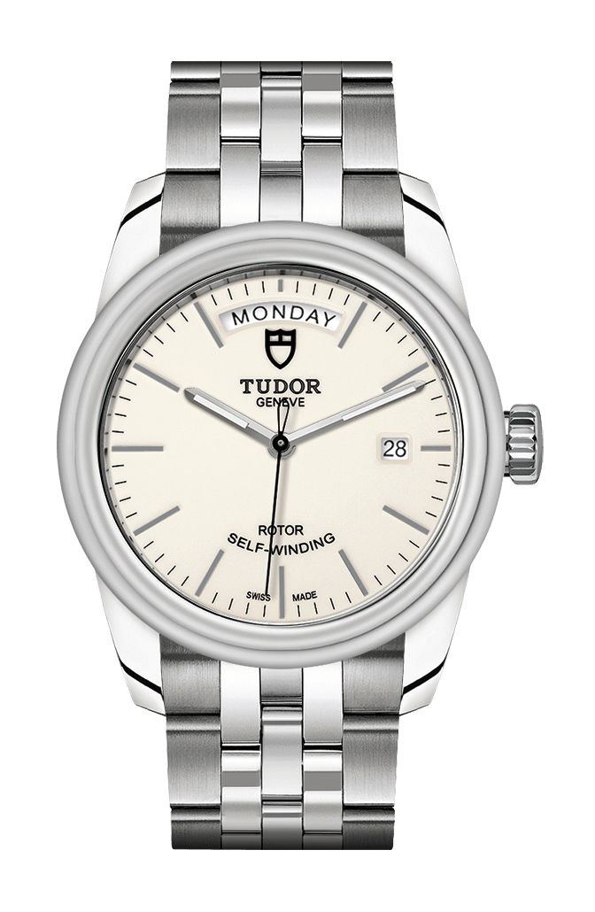 TUDOR Glamour Date + Day luxury timepiece - detailed view