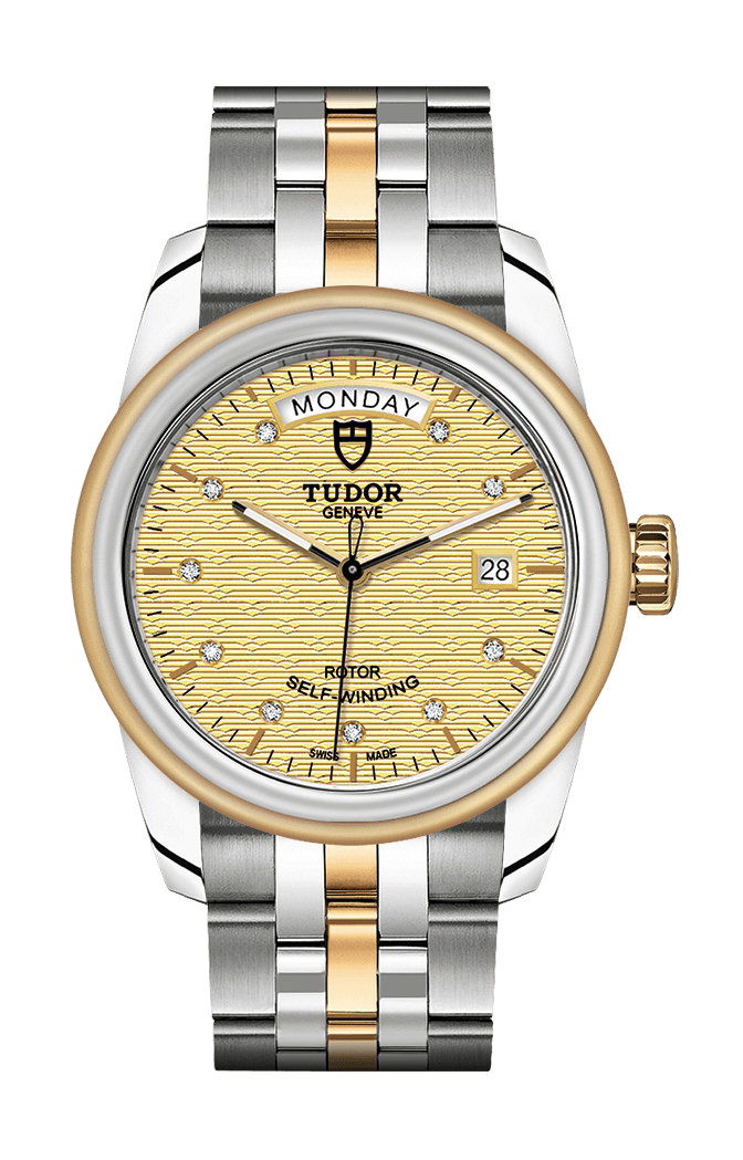 TUDOR Glamour Date + Day luxury timepiece - detailed view