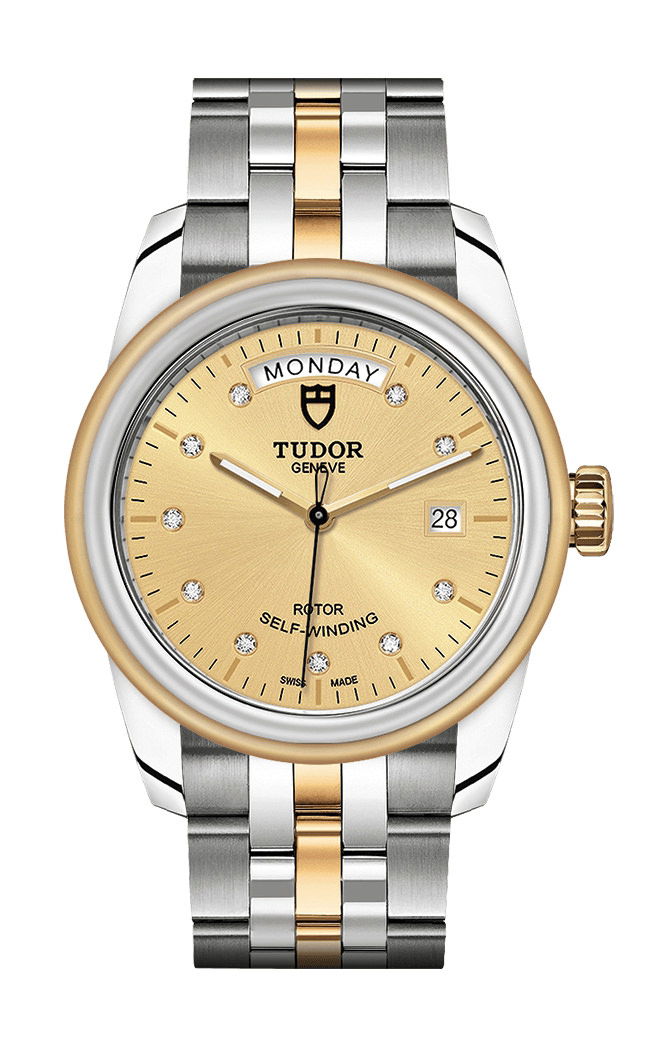 TUDOR Glamour Date + Day luxury timepiece - detailed view