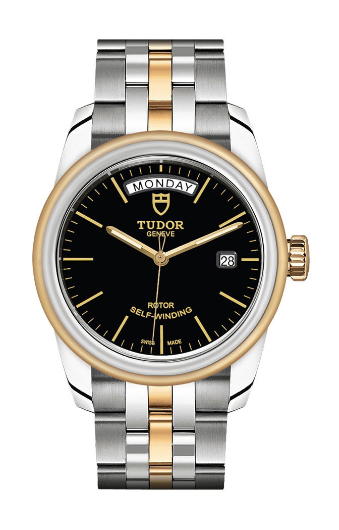 TUDOR Glamour Date + Day luxury timepiece - detailed view