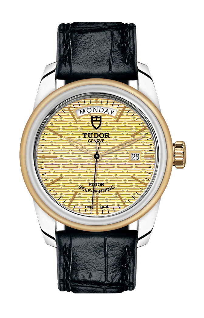 TUDOR Glamour Date + Day luxury timepiece - detailed view