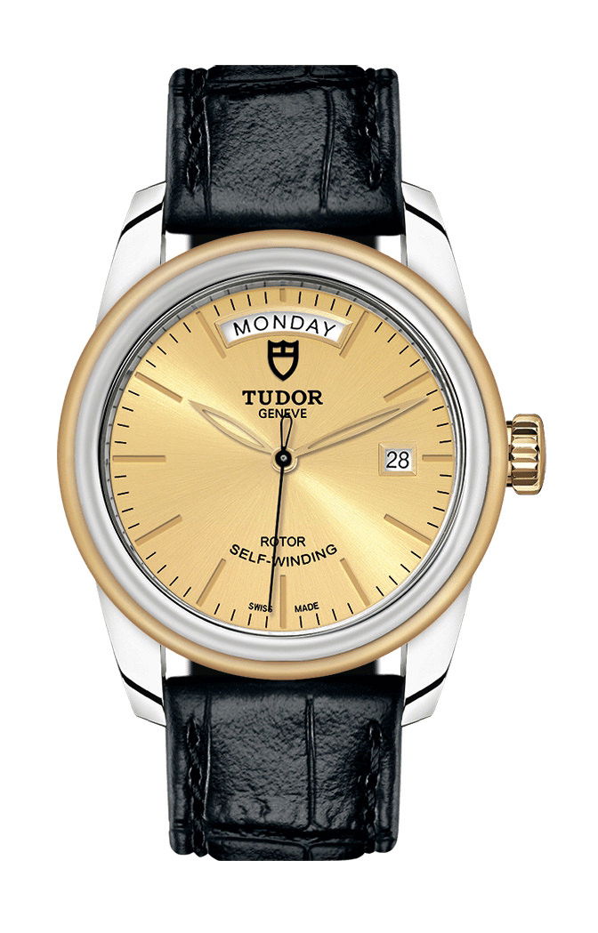 TUDOR Glamour Date + Day luxury timepiece - detailed view