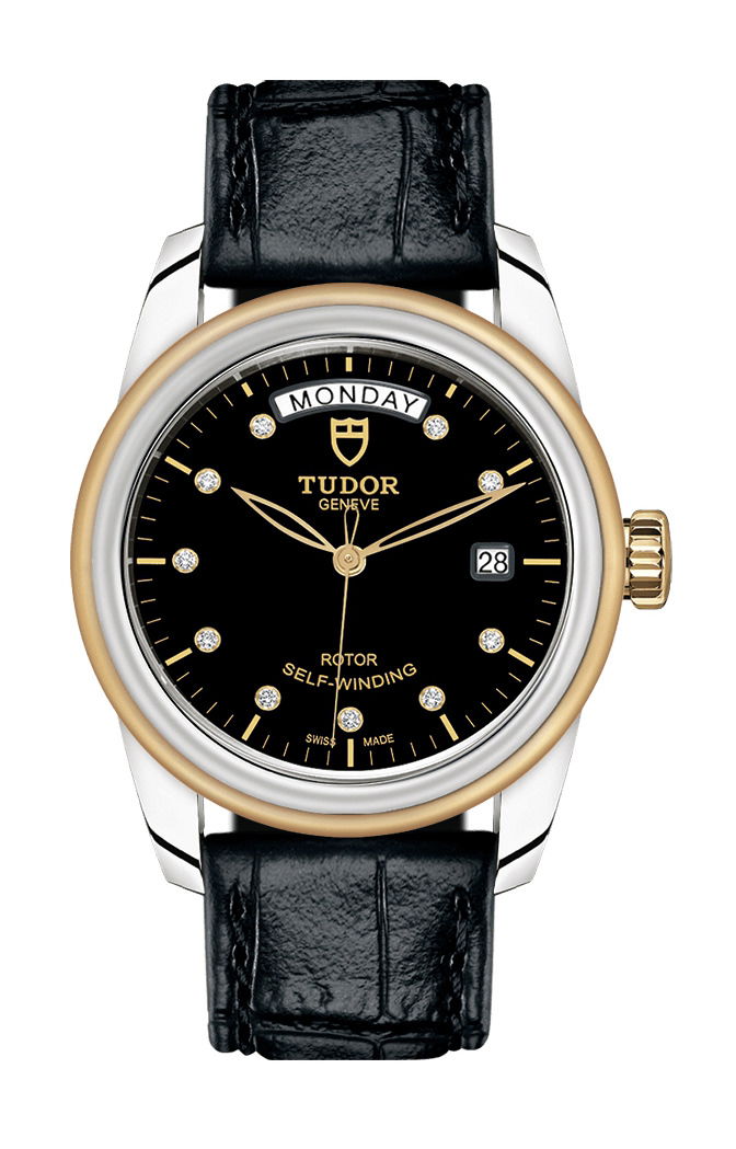 TUDOR Glamour Date + Day luxury timepiece - detailed view