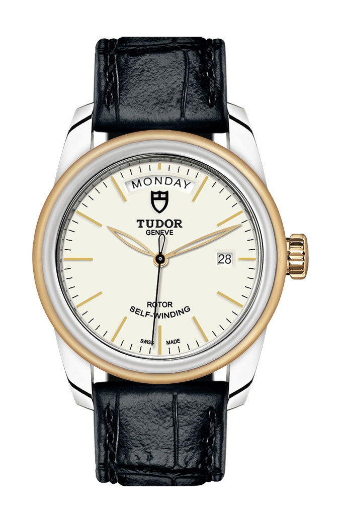 TUDOR Glamour Date + Day luxury timepiece - detailed view