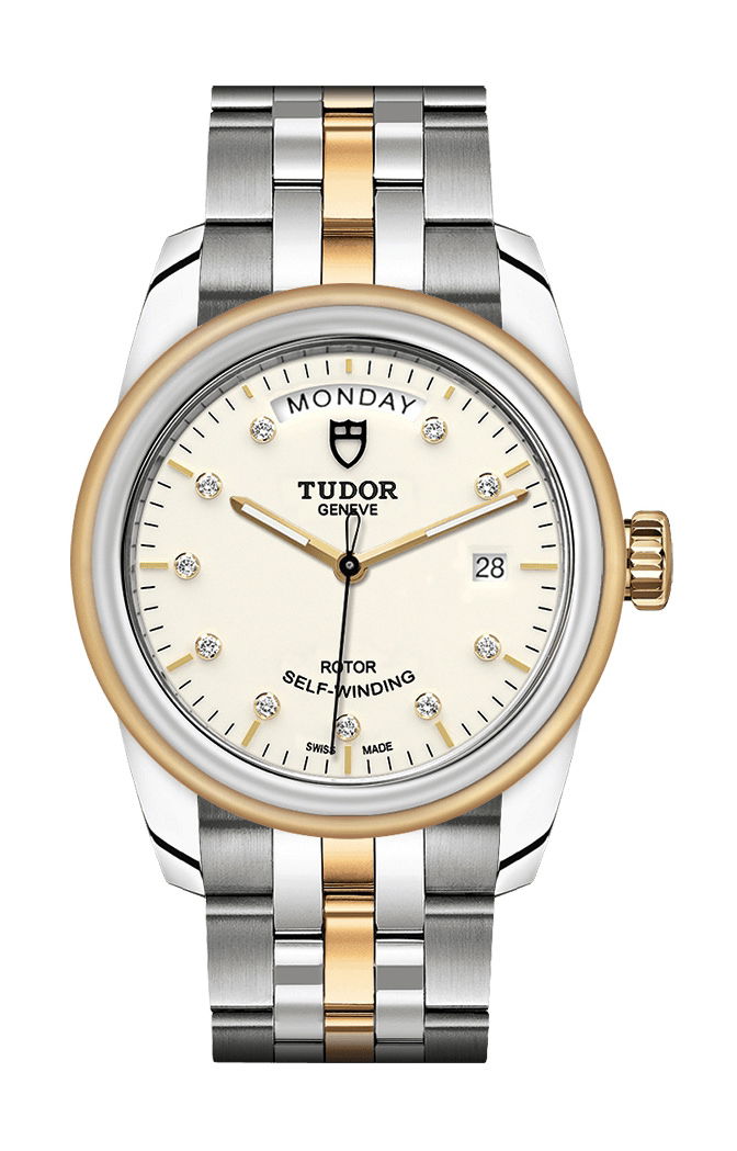 TUDOR Glamour Date + Day luxury timepiece - detailed view