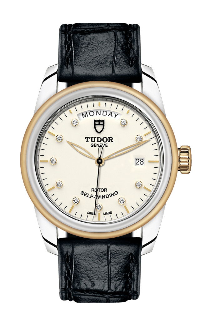 TUDOR Glamour Date + Day luxury timepiece - detailed view