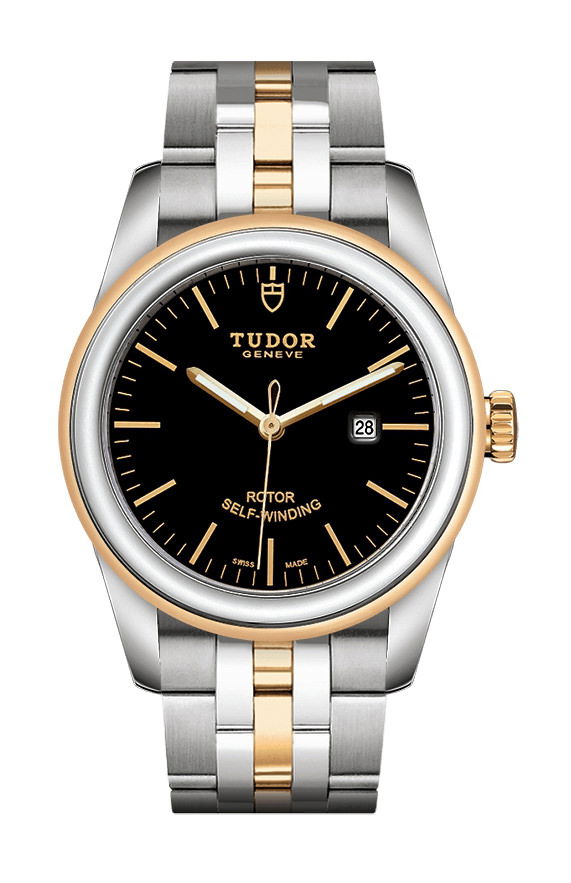 TUDOR Glamour Date luxury timepiece - detailed view
