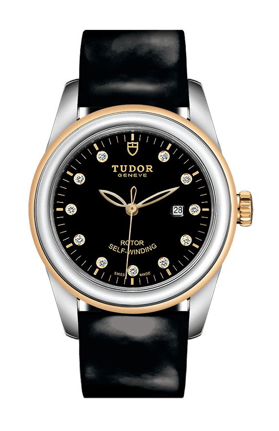 TUDOR Glamour Date luxury timepiece - detailed view