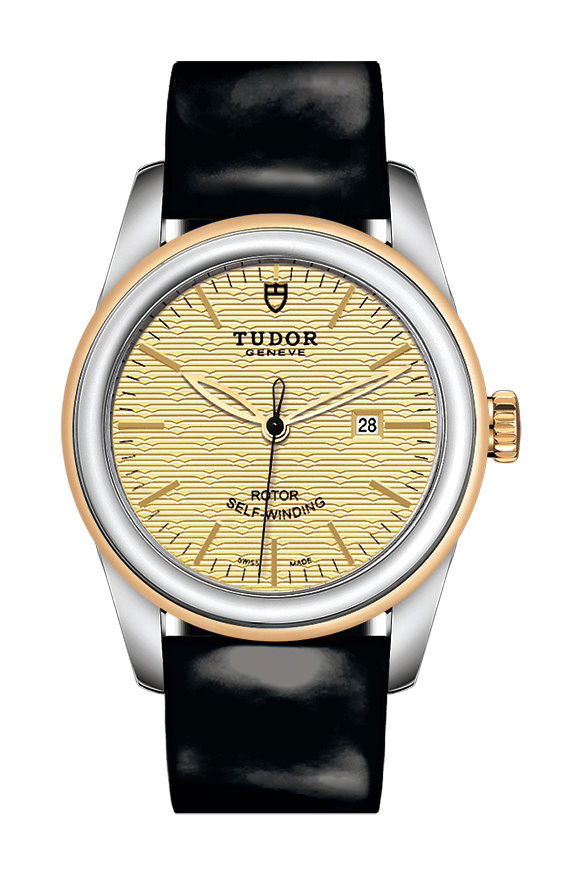 TUDOR Glamour Date luxury timepiece - detailed view