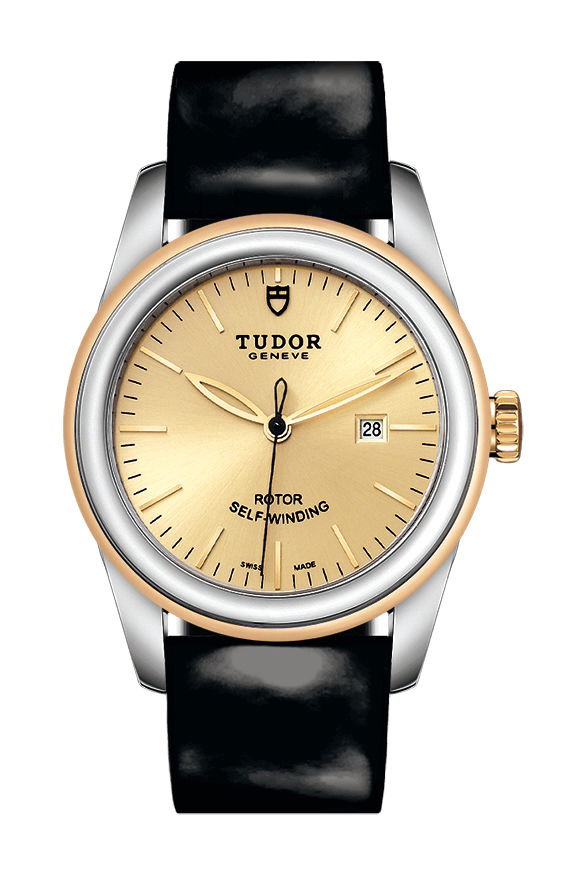 TUDOR Glamour Date luxury timepiece - detailed view