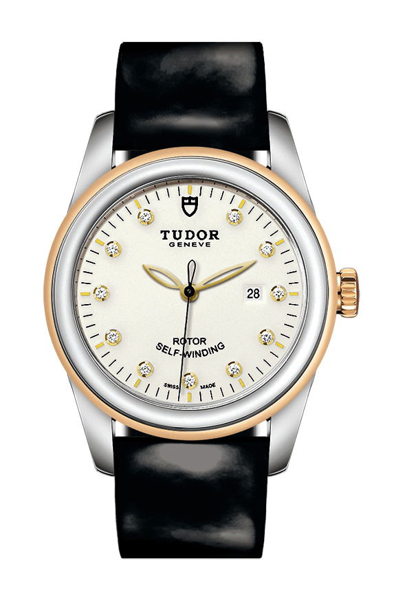 TUDOR Glamour Date luxury timepiece - detailed view