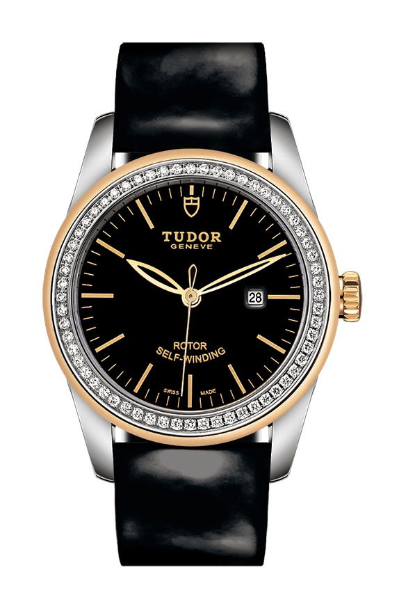 TUDOR Glamour Date luxury timepiece - detailed view
