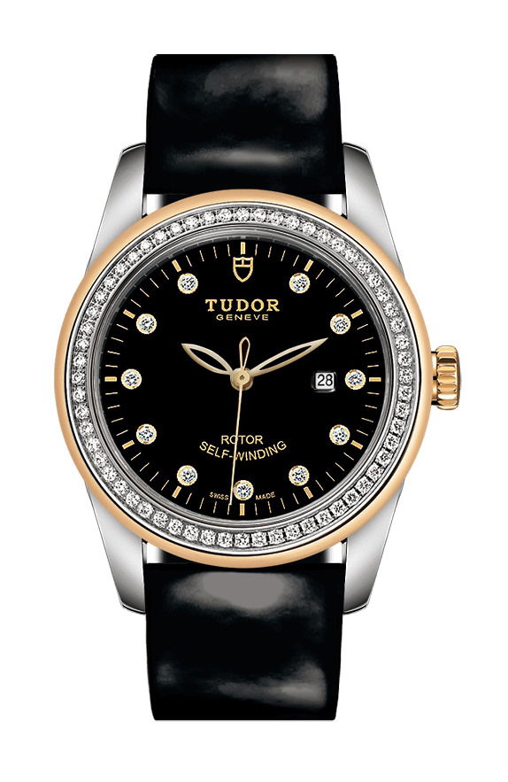 TUDOR Glamour Date luxury timepiece - detailed view