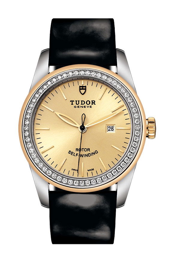 TUDOR Glamour Date luxury timepiece - detailed view