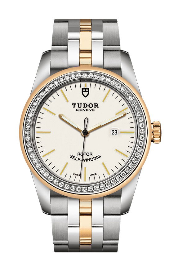 TUDOR Glamour Date luxury timepiece - detailed view