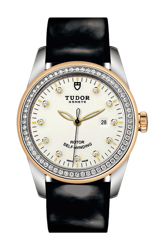 TUDOR Glamour Date luxury timepiece - detailed view