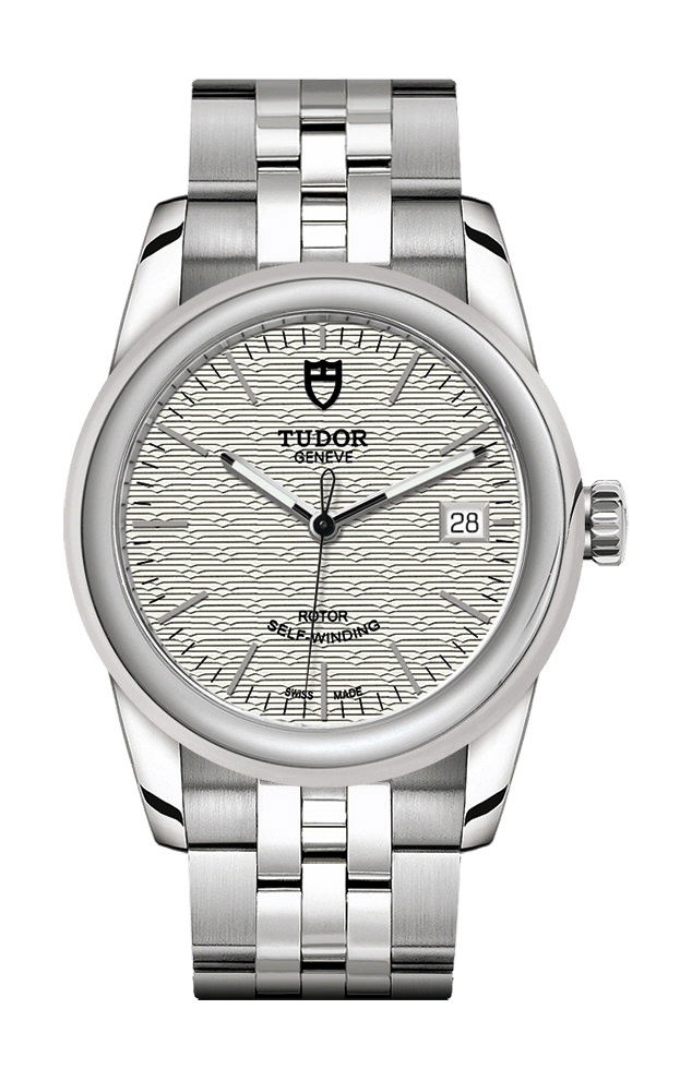 TUDOR Glamour Date luxury timepiece - detailed view