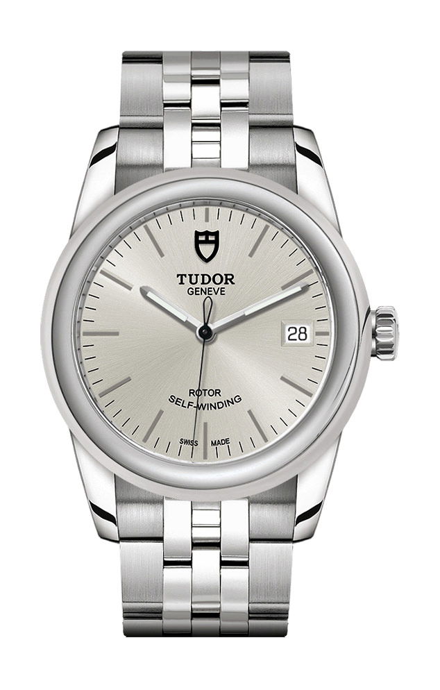 TUDOR Glamour Date luxury timepiece - detailed view