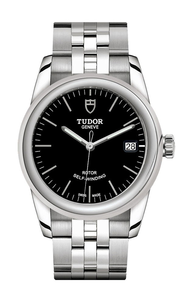 TUDOR Glamour Date luxury timepiece - detailed view