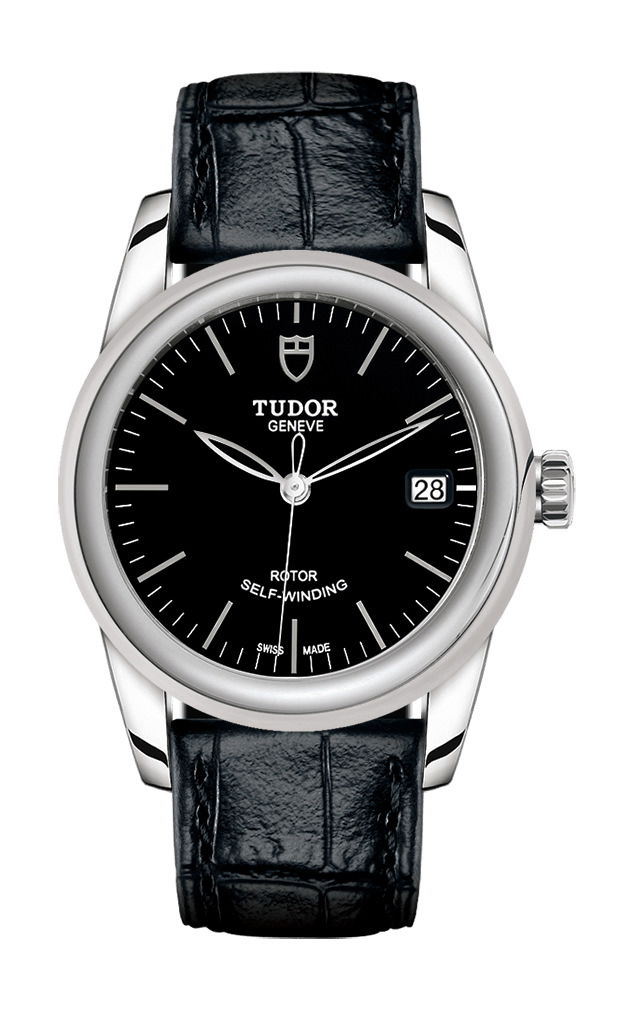 TUDOR Glamour Date luxury timepiece - detailed view