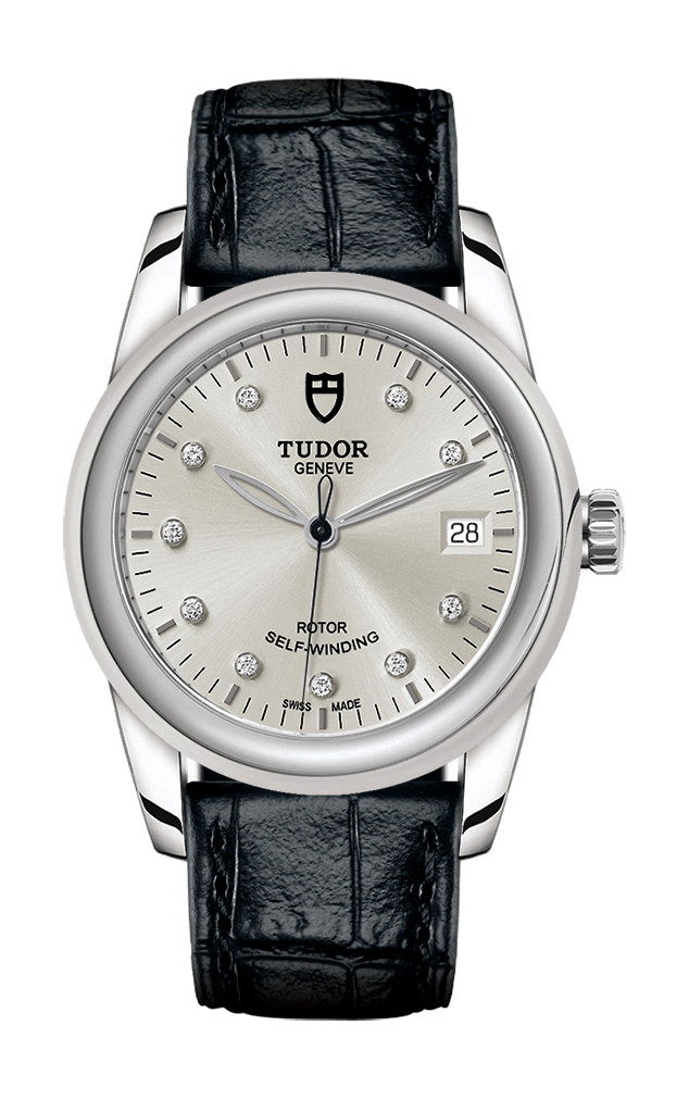 TUDOR Glamour Date luxury timepiece - detailed view