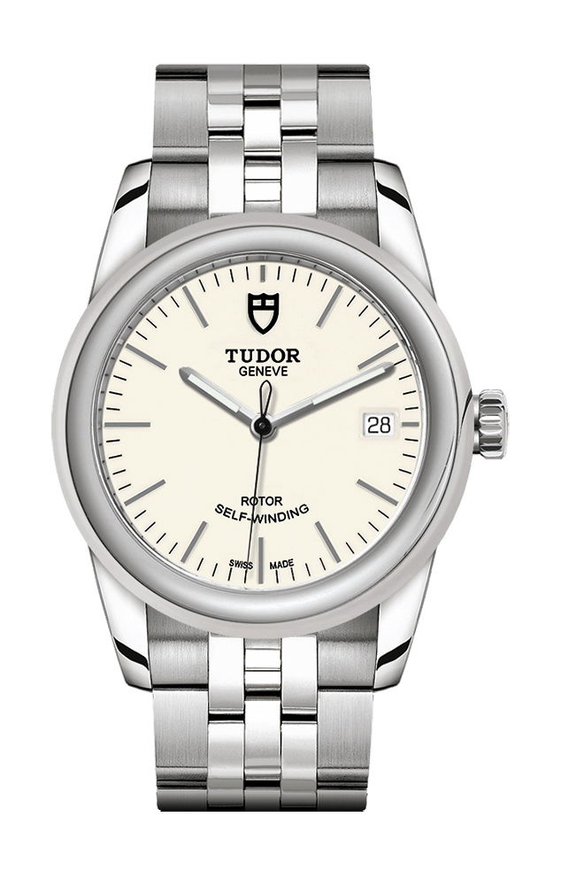 TUDOR Glamour Date luxury timepiece - detailed view