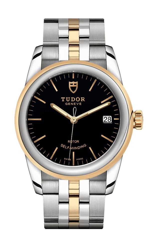 TUDOR Glamour Date luxury timepiece - detailed view