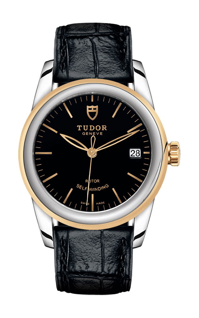 TUDOR Glamour Date luxury timepiece - detailed view