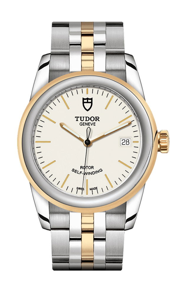 TUDOR Glamour Date luxury timepiece - detailed view