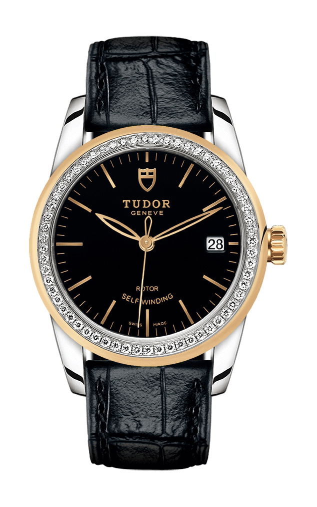 TUDOR Glamour Date luxury timepiece - detailed view