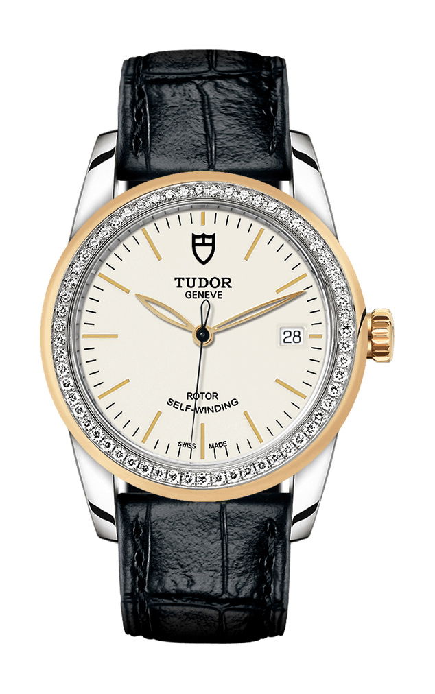 TUDOR Glamour Date luxury timepiece - detailed view