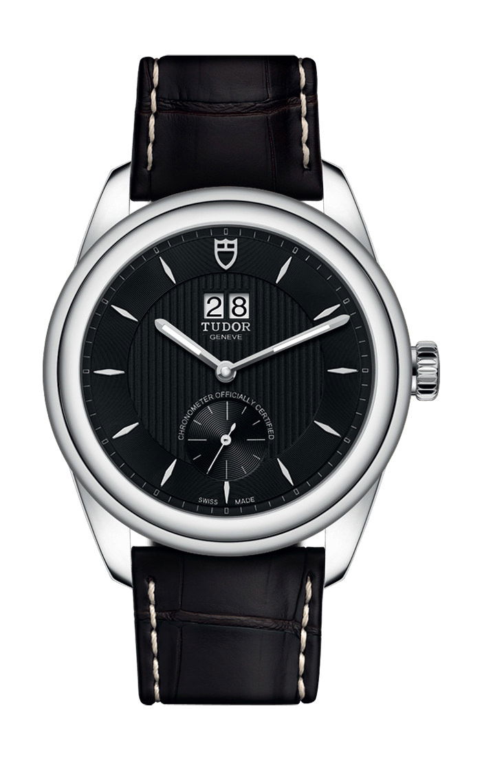 TUDOR Glamour Double Date luxury timepiece - detailed view