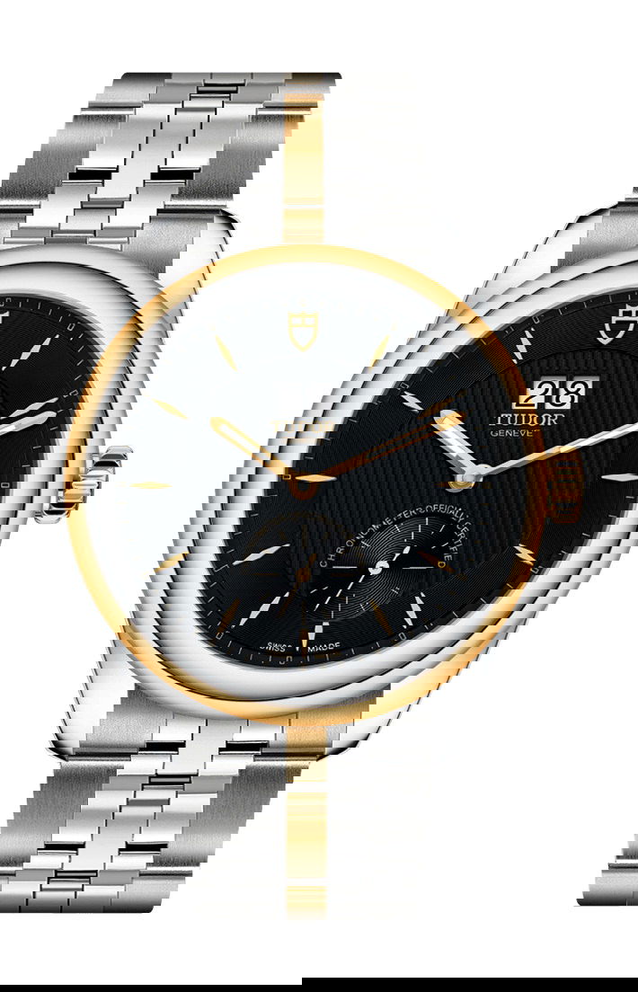 TUDOR Glamour Double Date luxury timepiece - detailed view