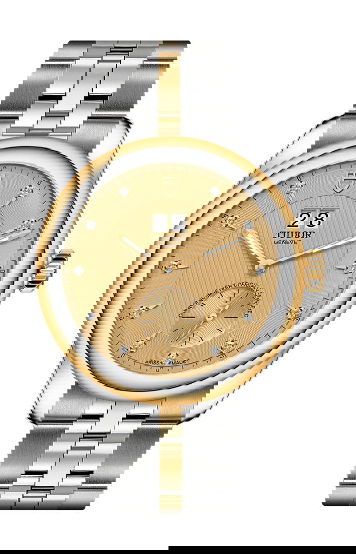 TUDOR Glamour Double Date luxury timepiece - detailed view