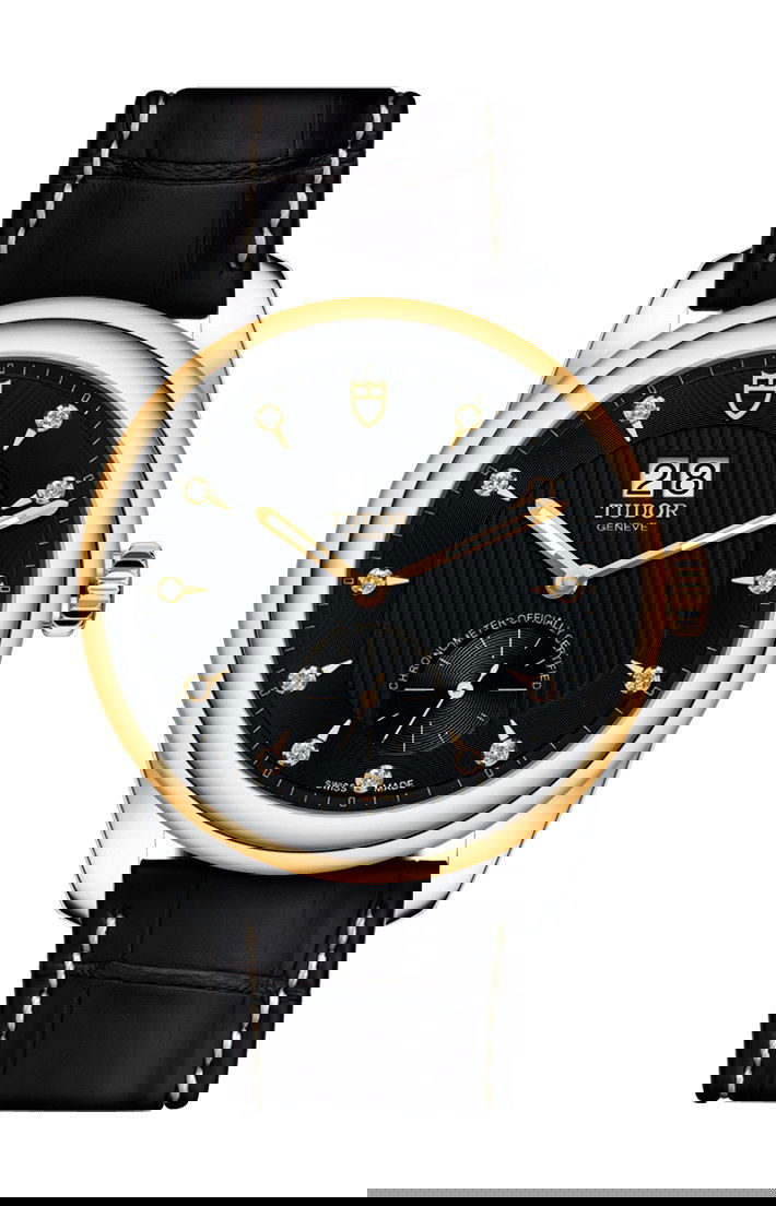 TUDOR Glamour Double Date luxury timepiece - detailed view