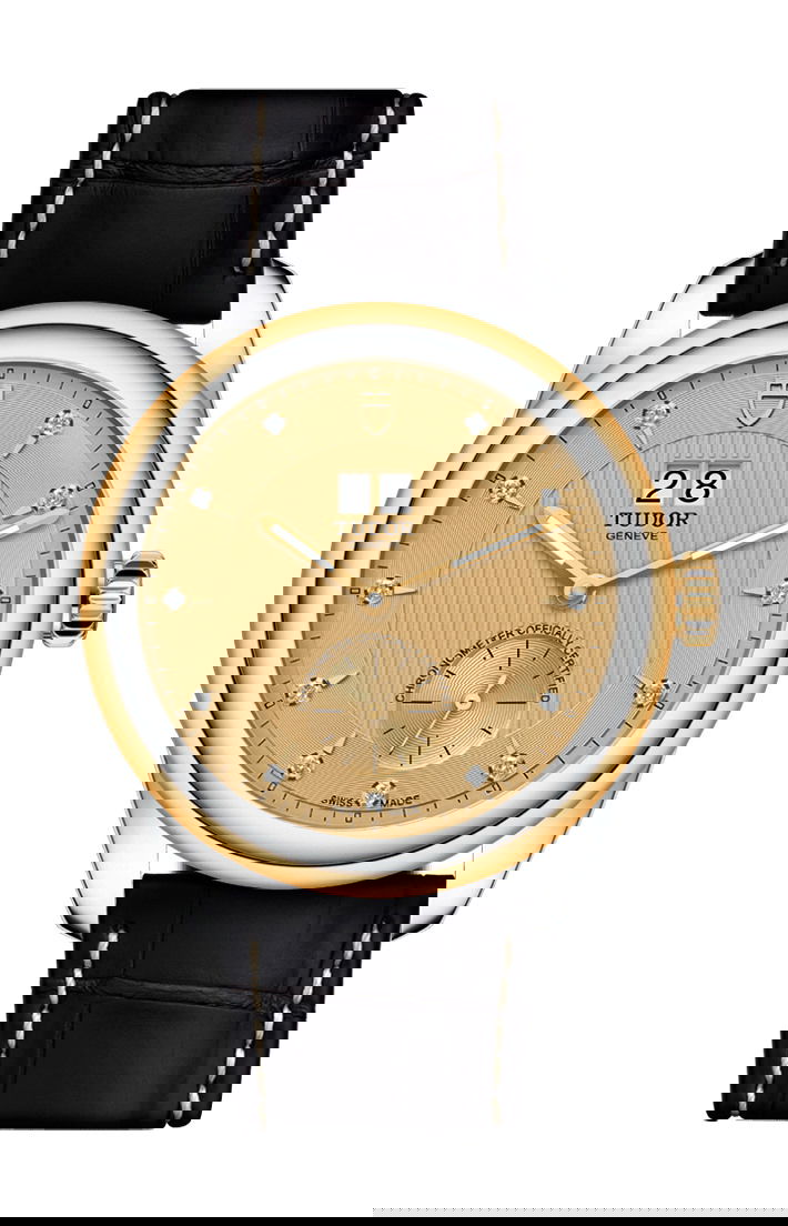 TUDOR Glamour Double Date luxury timepiece - detailed view