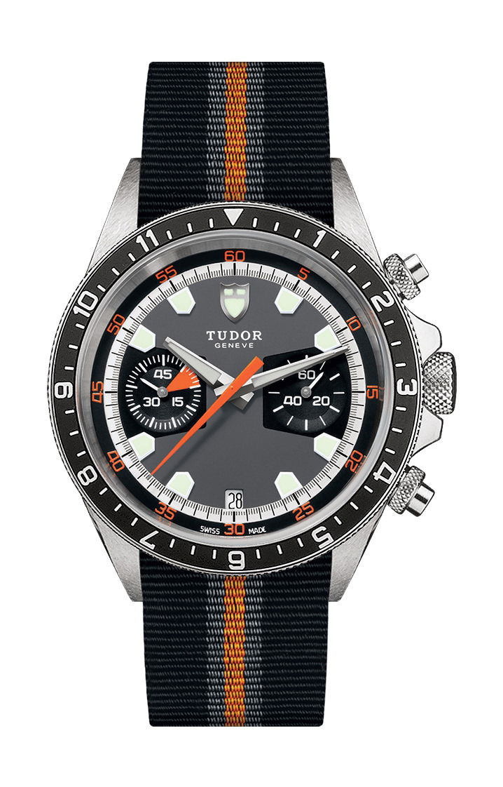 TUDOR Heritage Chrono luxury timepiece - detailed view