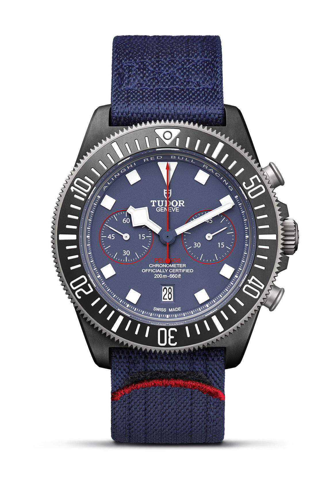 TUDOR Pelagos FXD Chrono luxury timepiece - detailed view