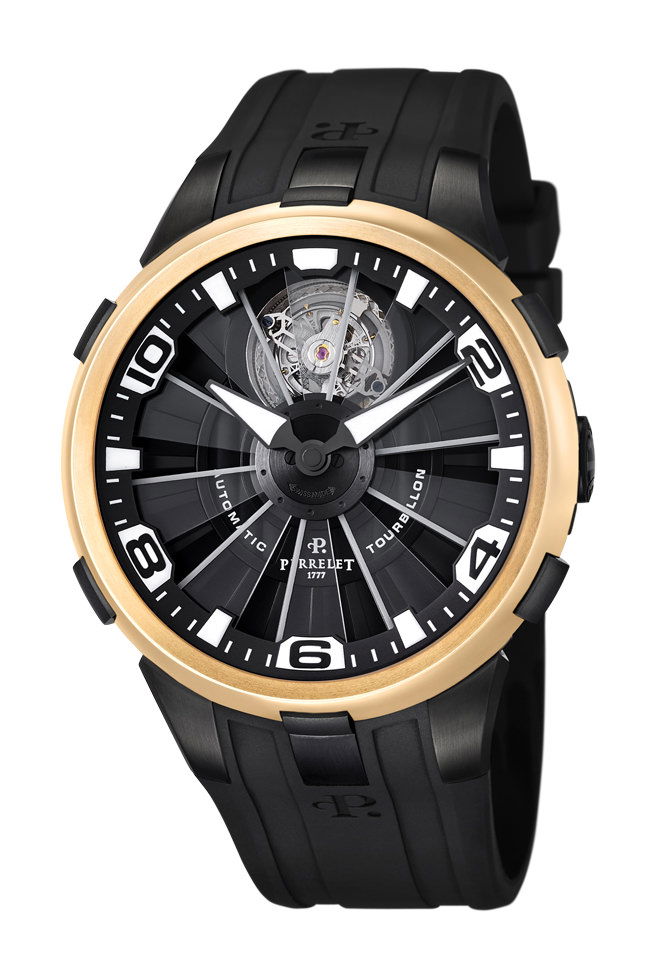 Perrelet Turbine Tourbillon luxury timepiece - detailed view