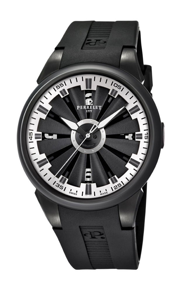 Perrelet Turbine 3 Hands 44mm luxury timepiece - detailed view